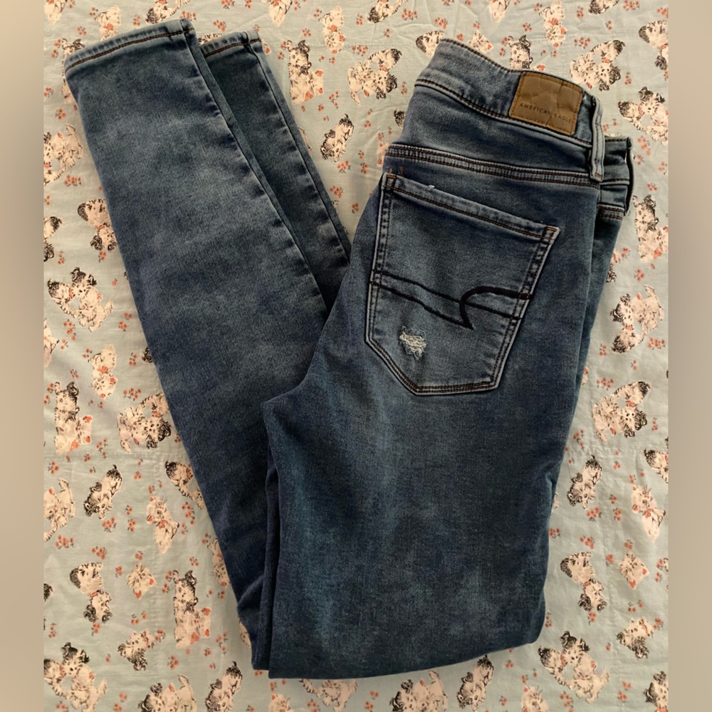 American Eagle high rise size 6 regular
